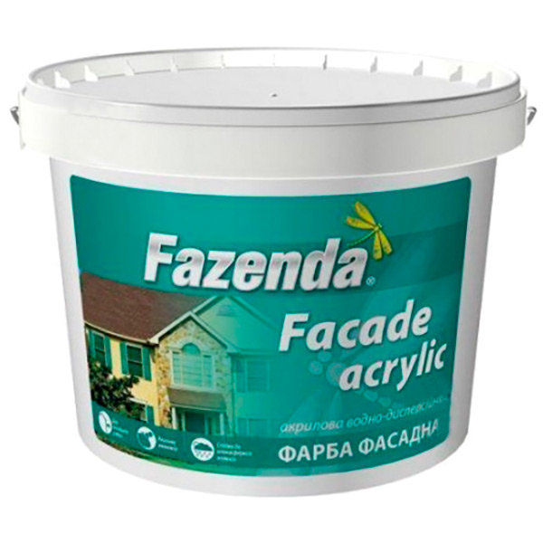 Краска фасадная акриловая Fazenda 1,2кг