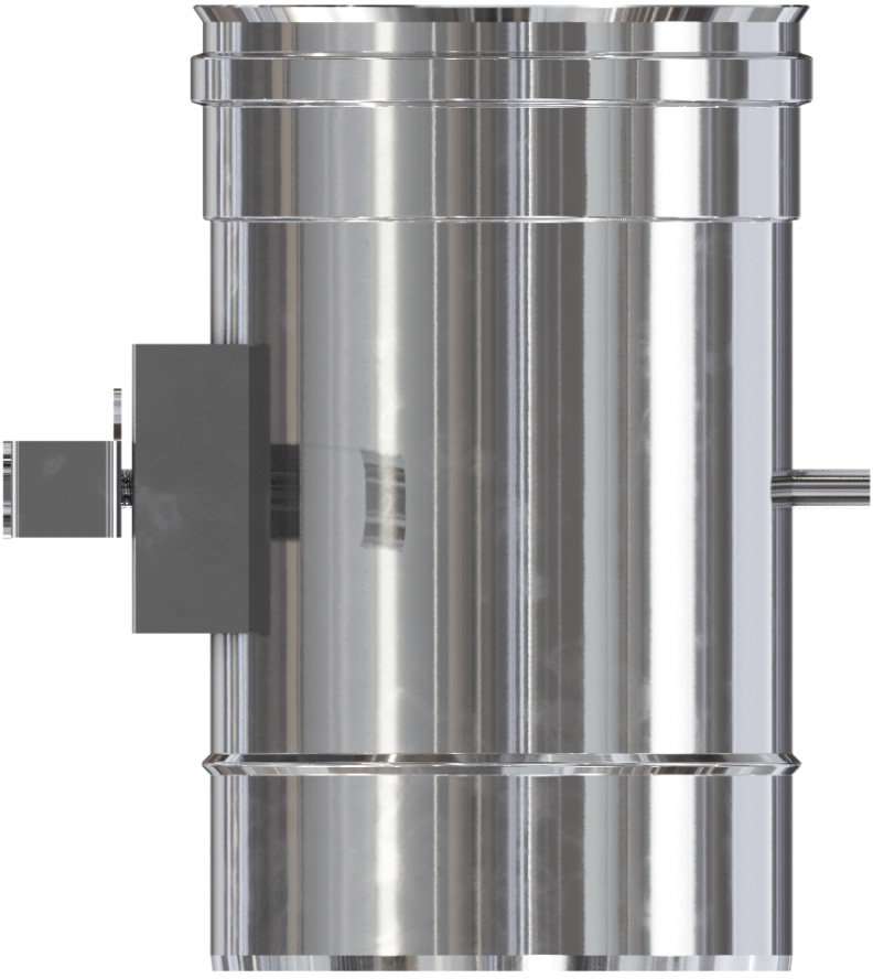 Регулятор тяги димохідний 1 мм нерж Ф120 мм Versia-Lux