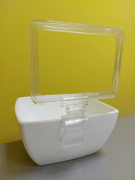 Комплект рамка А6 прозора з кліпсою 3 шт. 