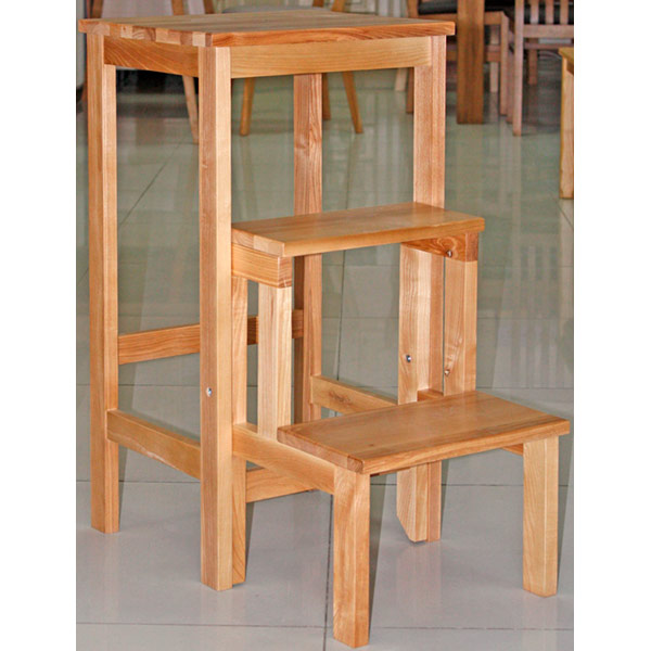 Табурет-лесенка РМК 720x390x340(610) мм ясень натуральный