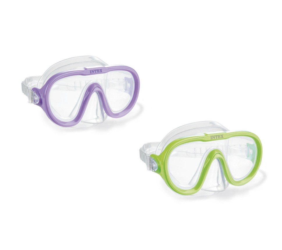 Маска для плавання Intex Sea scan swim 54 см 8+ 55916 р.M в асортименті — фото 1