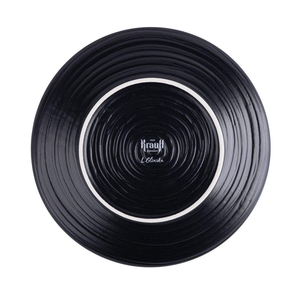 Тарілка підставна Krauff Lucerne Black&Blue 25,4 см 24-320-009