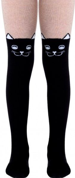 Колготки детские Conte-Kids 466 р.116-122 бежево-черный 