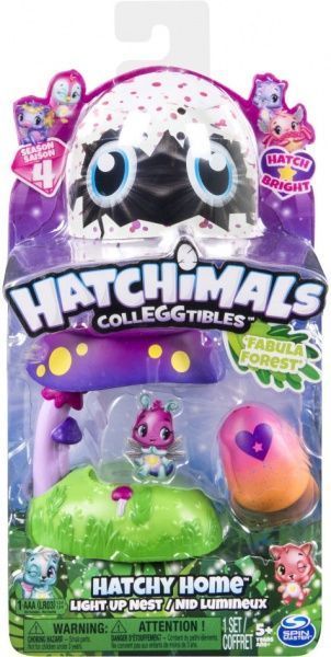 Набор Spin Master из гнезда и коллекционной фигурки в яйце в ассортименте Сказочный лес Hatchimals 