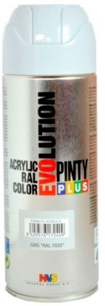 Фарба аерозольна акрилова (Ral 7035) 400 мл Evolution PINTYPLUS