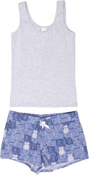 Пижама женская Roksana Kaleidoskope 771/16419 р. L синий с серым 