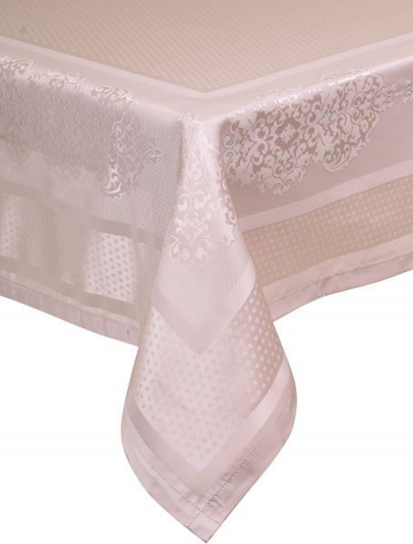 Скатерть с салфетками Caramel 160x220 см бежевый Karna 