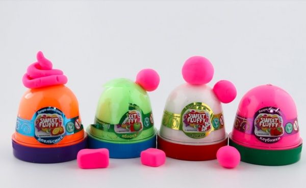 Лизун-антистресс OKTO Sweet fluffy Крем Брюле 120 мл 80078