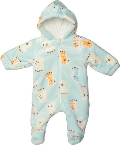 Комбінезон для дівчаток Фламінго 497-910 блакитний р.62 