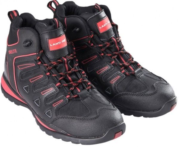 Черевики робочі Lahti Pro комбіновані р.42 L3010742 чорний із червоним