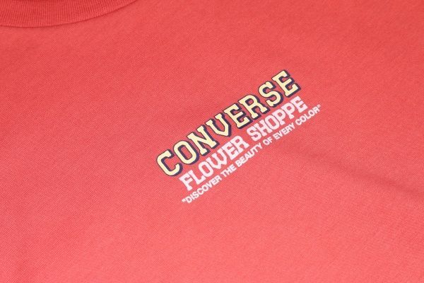 Футболка Converse FLOWER RELAXED TEE 10022749-664 р. M рожевий