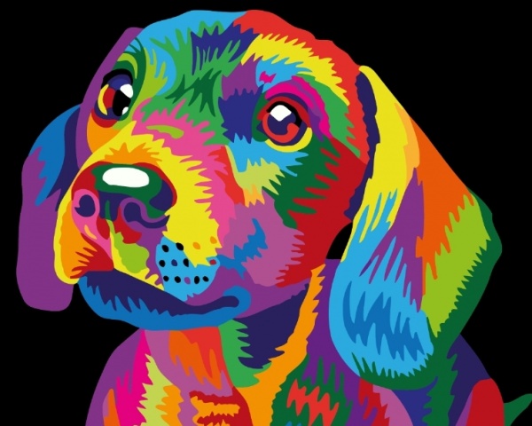 Картина за номерами Вірний друг bk_1018 50x40 см BookOpt 