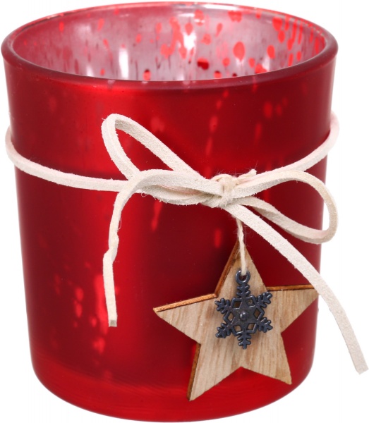 Подсвечник Christmas time 7,5x7,5x8 см