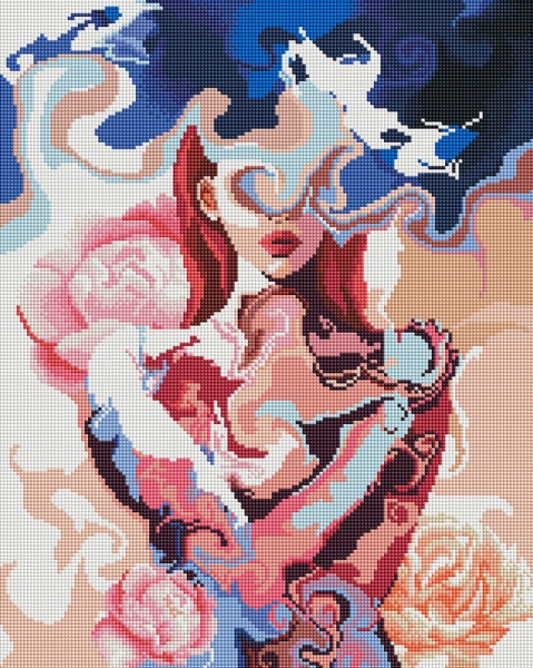 Алмазна мозаїка Хвиля ніжності 40x50 см DBS0014 Brushme 