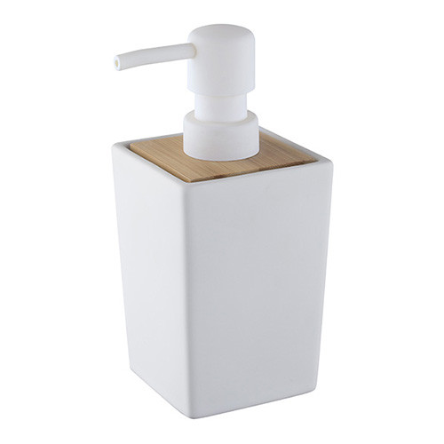Дозатор для рідкого мила Bisk PURE білий 6575