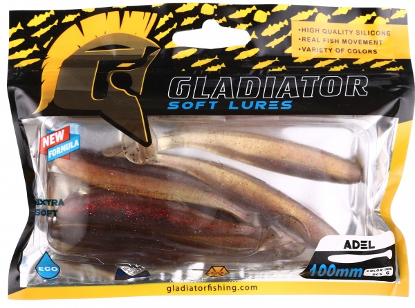 Силикон Gladiator 1033 100 мм 6 шт. ADEL - 4 #6