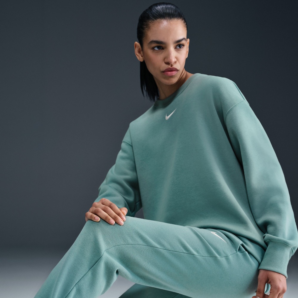 Штани Nike W NSW PHNX FLC MR PANT STD FZ7626-017 р. M зелений