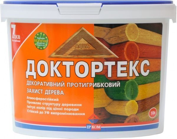 Лазурь ІРКОМ Доктортекс ИР-013 вишня шелковистый мат 10 л