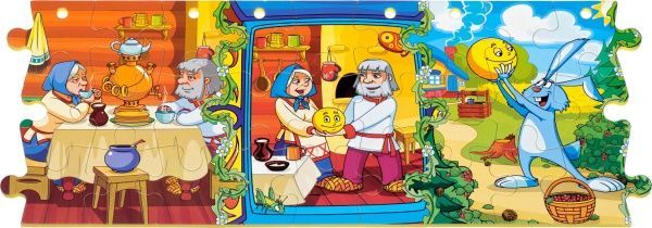 Книга-пазлы Бомик Колобок 743