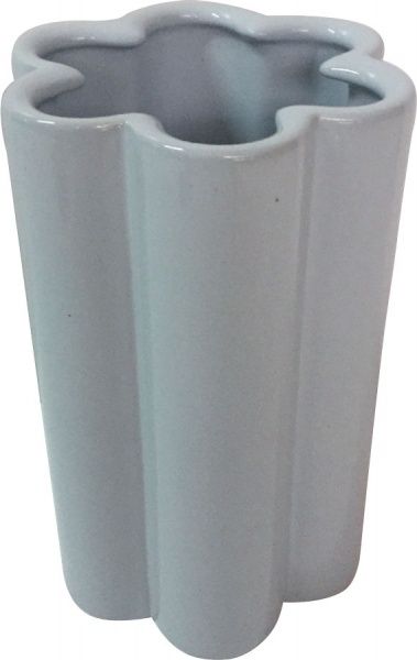 Ваза керамическая голубая Облачко 1 18 см