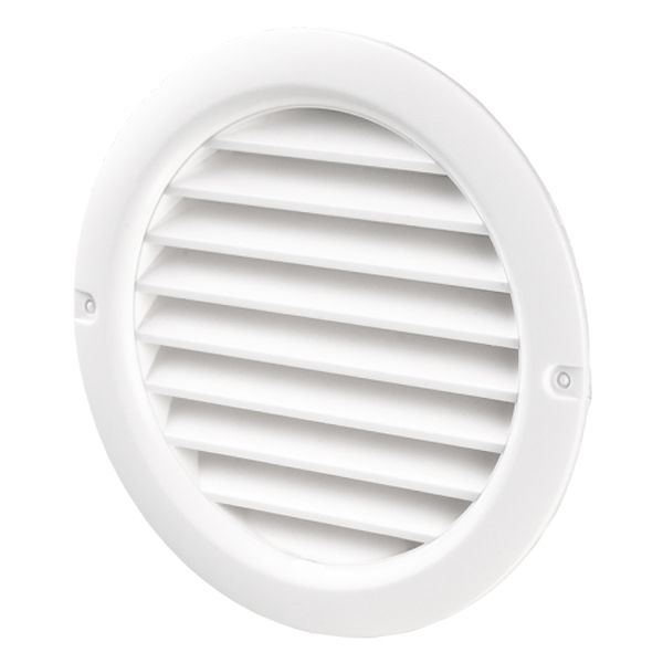 Решетка Домовент ДВ 150бВс пластик белый 