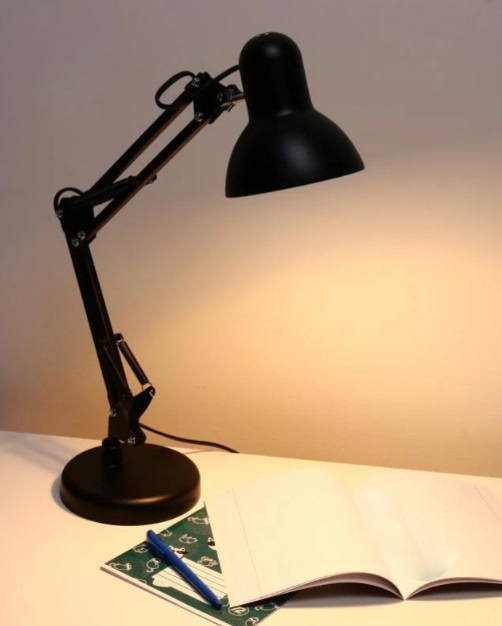 Настільна лампа Accento lighting 1x60 Вт E27 чорний ML-800A-SK