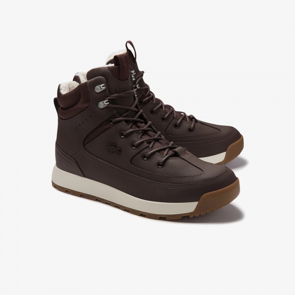 Ботинки Lacoste URBAN BREAKER 419 1 CMA DK 738CMA00601W7 р.41,5 коричневый