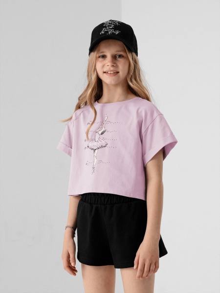 Футболка 4F J4Z21-JTSD202-52S р.128 розовый