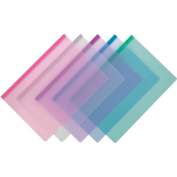 Папка із зажимом 5538Е мікс А4 8 мм Miracle Deli