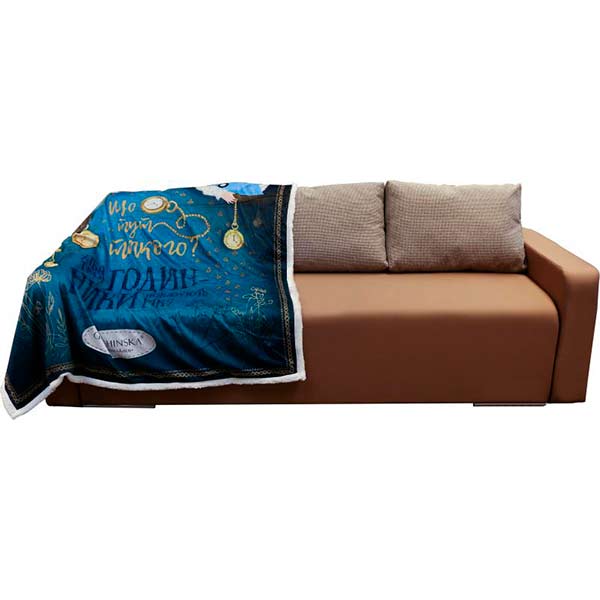 Плед Gapchinska Алиса Смешные часы 160x200 см