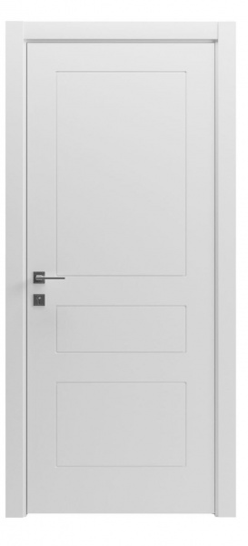 Дверне полотно Rodos Paint-4 ПГ 600 мм білий матовий 