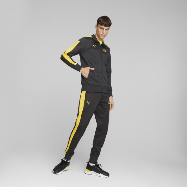 Джемпер Puma PL MT7 TRACK JACKET 53822801 р. M черный