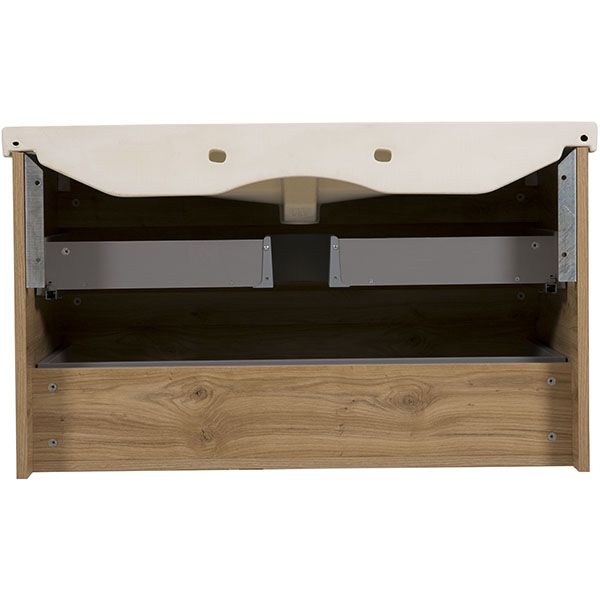 Тумба Аква-Родос Винтаж (севилья) 100 см с умывальником Frame (консольная)