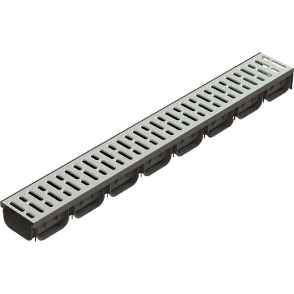 Жолоб пластиковий S'PARK ЛВ-10.14.07-ПП з решіткою стальною оцинкованою 0881011-UA