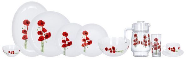 Сервиз столовый Hypnosis 46 предметов P4904 Luminarc