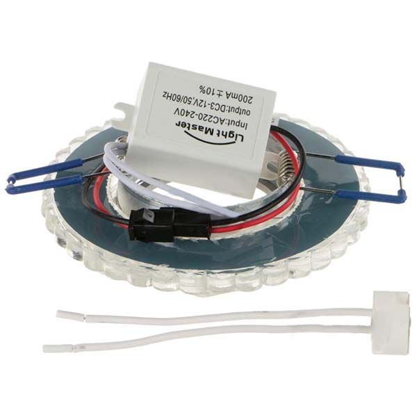 Светильник точечный LightMaster LigthMaster с LED-подсветкой 12+220 Вт G5.3 4000 К GU5.3 4000 К хром CL7087 