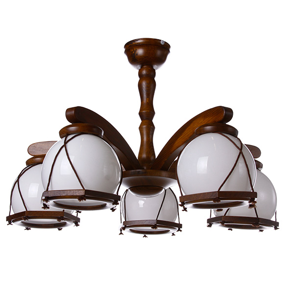 Люстра Edylit Rzemyk 150/9 дуб