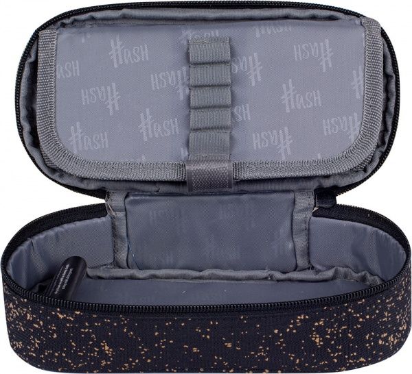 Пенал шкільний AC5 Golden Dust Hash чорний із візерунком