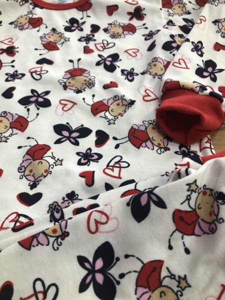 Піжама дитяча для дівчаток Моя планета фея р.86-92 білий із принтом Пж300-7 