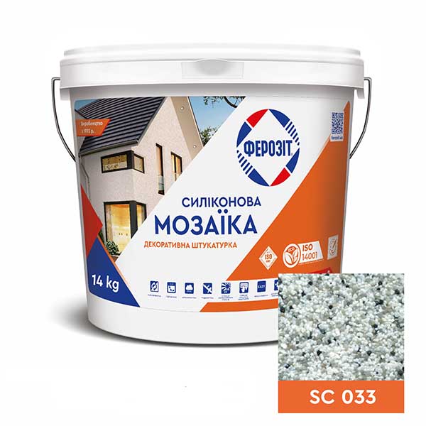 Декоративная штукатурка мозаичная Ферозит Мозаика SC 033 1,6 мм 14 кг