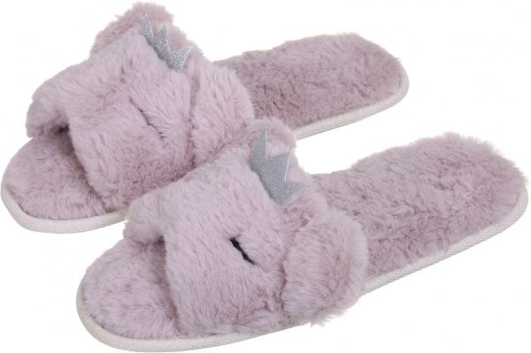 Капці домашні La Nuit Королева р. 36-37 пудровий 