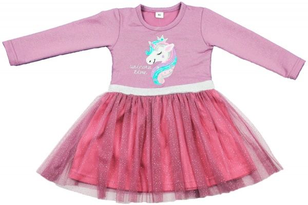 Сукня Danaya з вишивкою р.128 фіолетовий ГЗ-10 