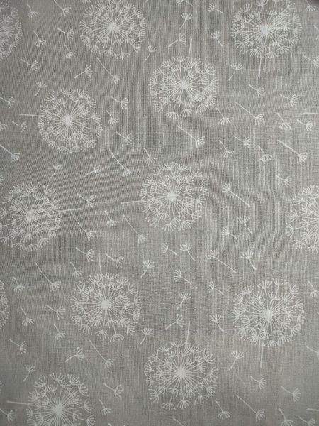 Комплект постельного белья Одуванчик 2,0 белый с серым UP! (Underprice) 