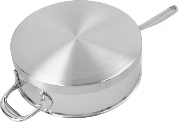 Сотейник низький 24 см із кришкою 2.75 л Silvinox Atlantis 7 40850-342-0 Demeyere