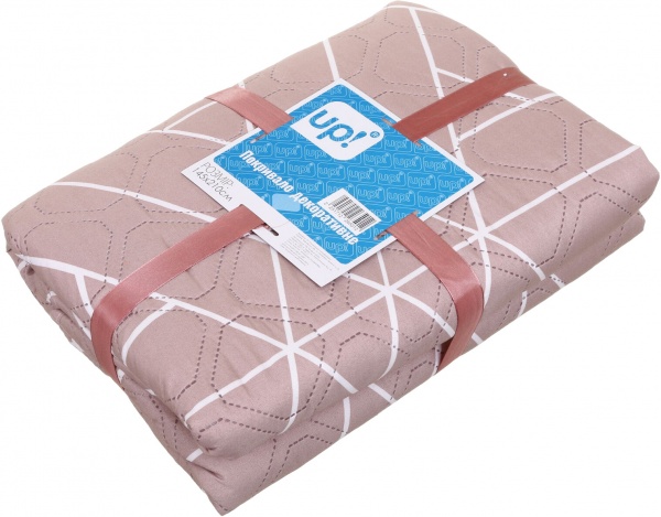 Покривало Sicily 145x210 см UP! (Underprice) бежевий із білим 