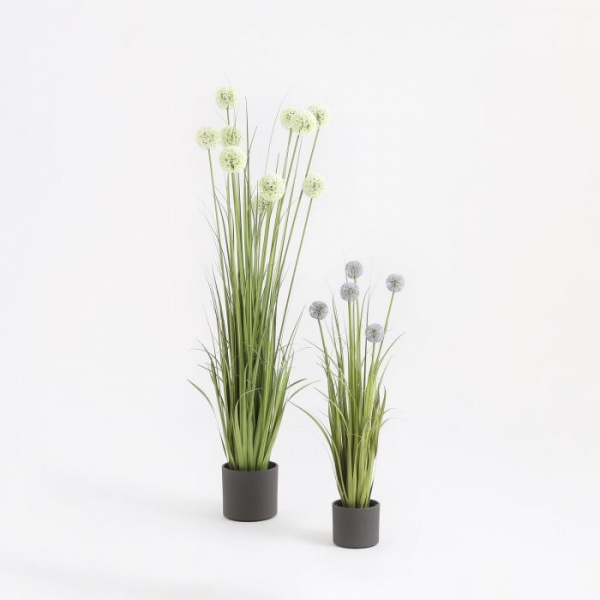 Вазон керамічний Edelman Era 23 см круглий 7,4 л пісочний/темно-сірий (1035849) 