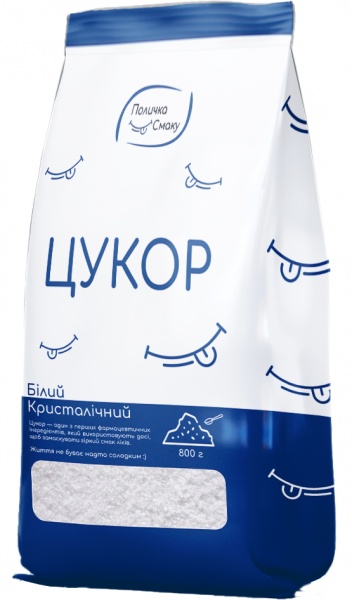 Сахар Поличка Смаку Сахар белый 0,8 кг 800 г