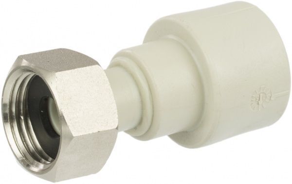 Переходник с накидной гайкой внутренняя Wavin Ekoplastik 20х1/2