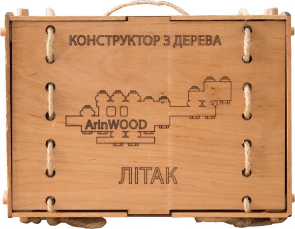 Конструктор дерев'яний ArinWOOD Літак 05-005