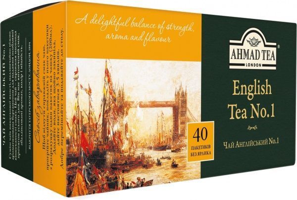 Чай черный AKHMAD TEA English №1 40 шт. 2 г 